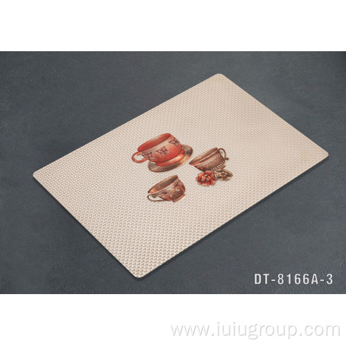 PVC Hyacinth Disposable Dining Mat